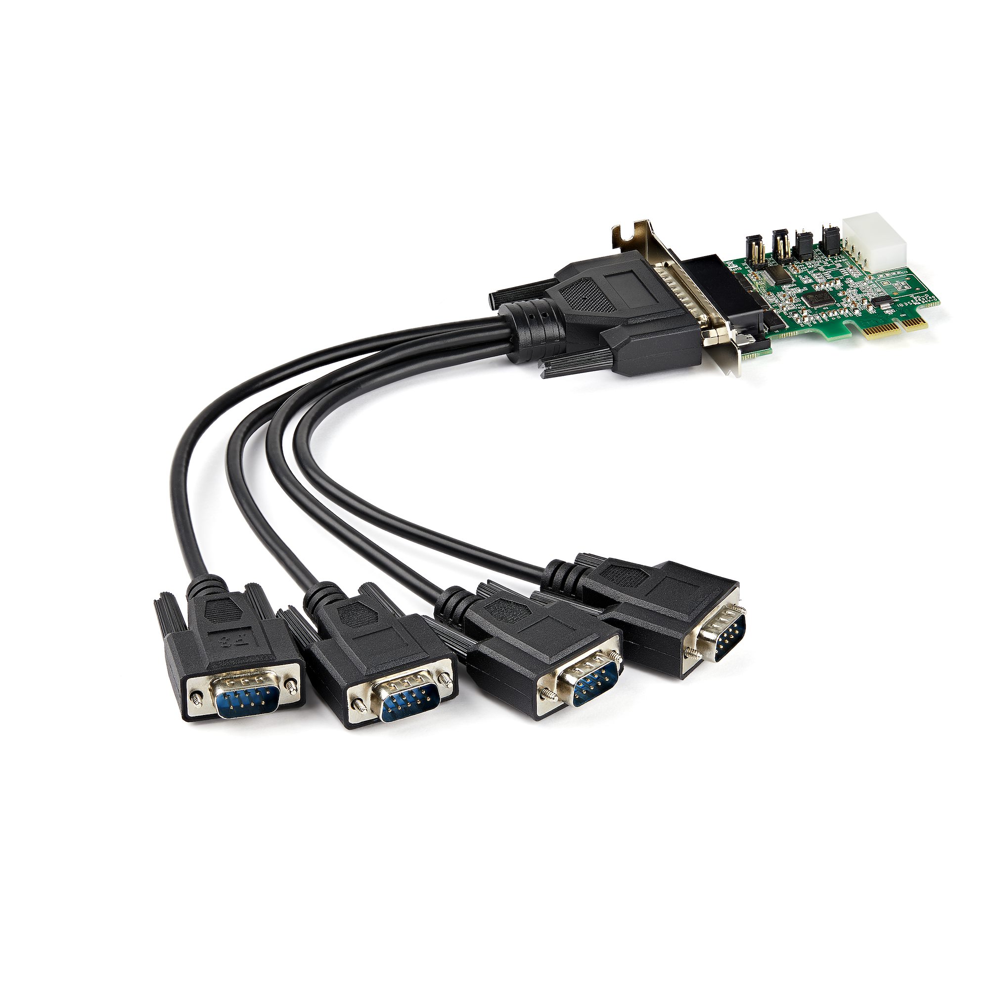 pex4s953lp StarTech.com 4 Port PCIe RS232 Serial Card