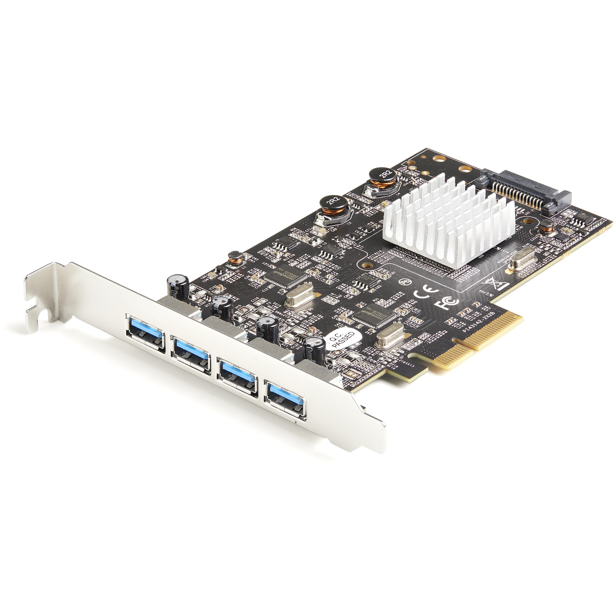 StarTech.com 4 Port USB Card, USB 3.2 Gen 2 10Gbps, USB 3.2