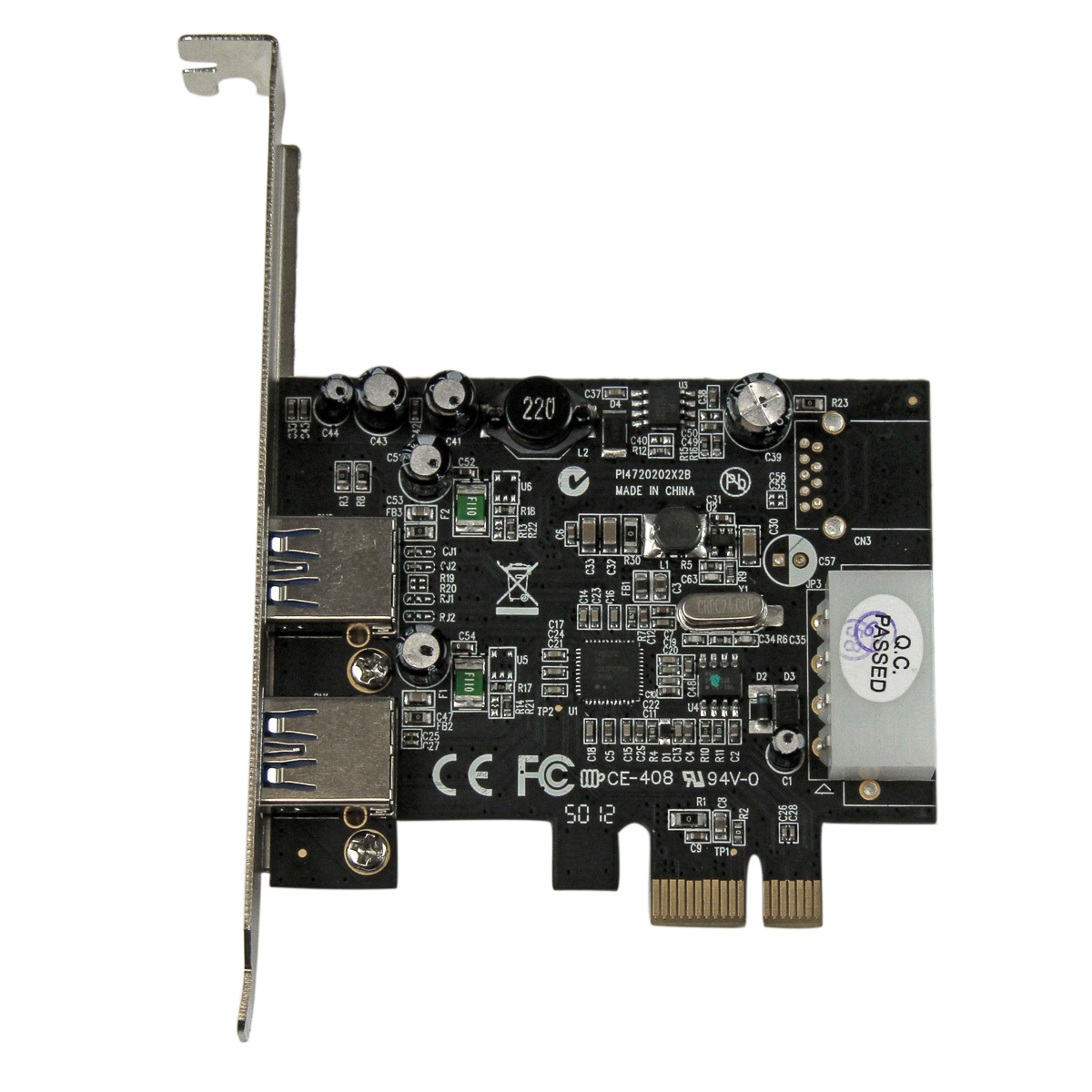 pexusb3s25 StarTech.com 2 Port USB Card, PCIe, USB 3.0