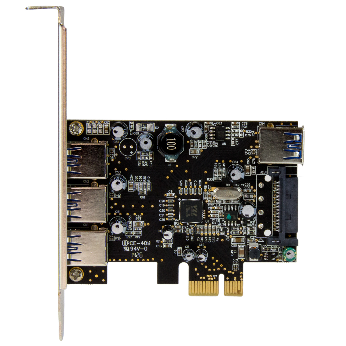 pexusb3s42 StarTech.com 4 Port USB Card, PCIe, USB 3.0