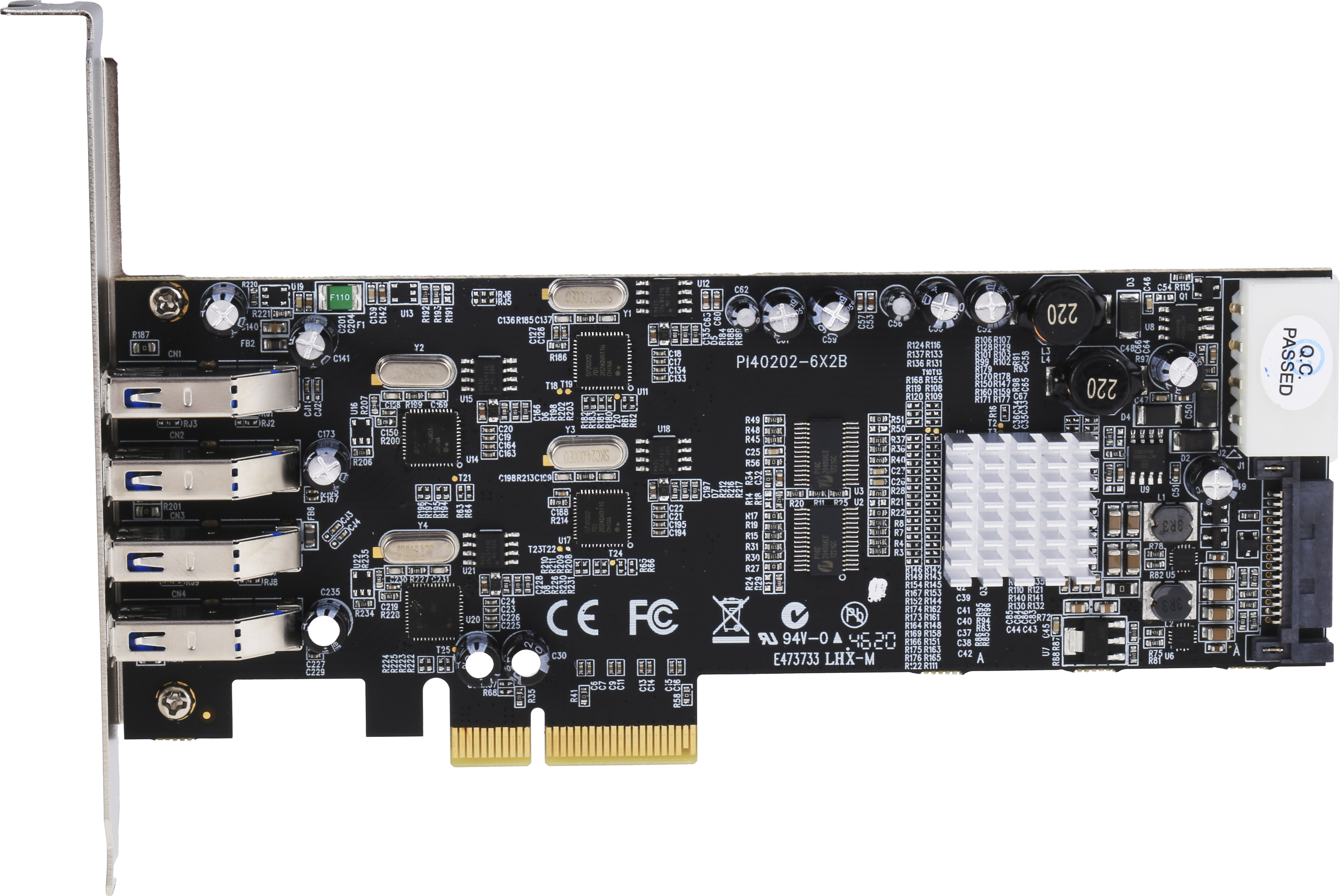 pexusb3s44v StarTech.com 4 Port USB Card, PCIe, USB 3.0