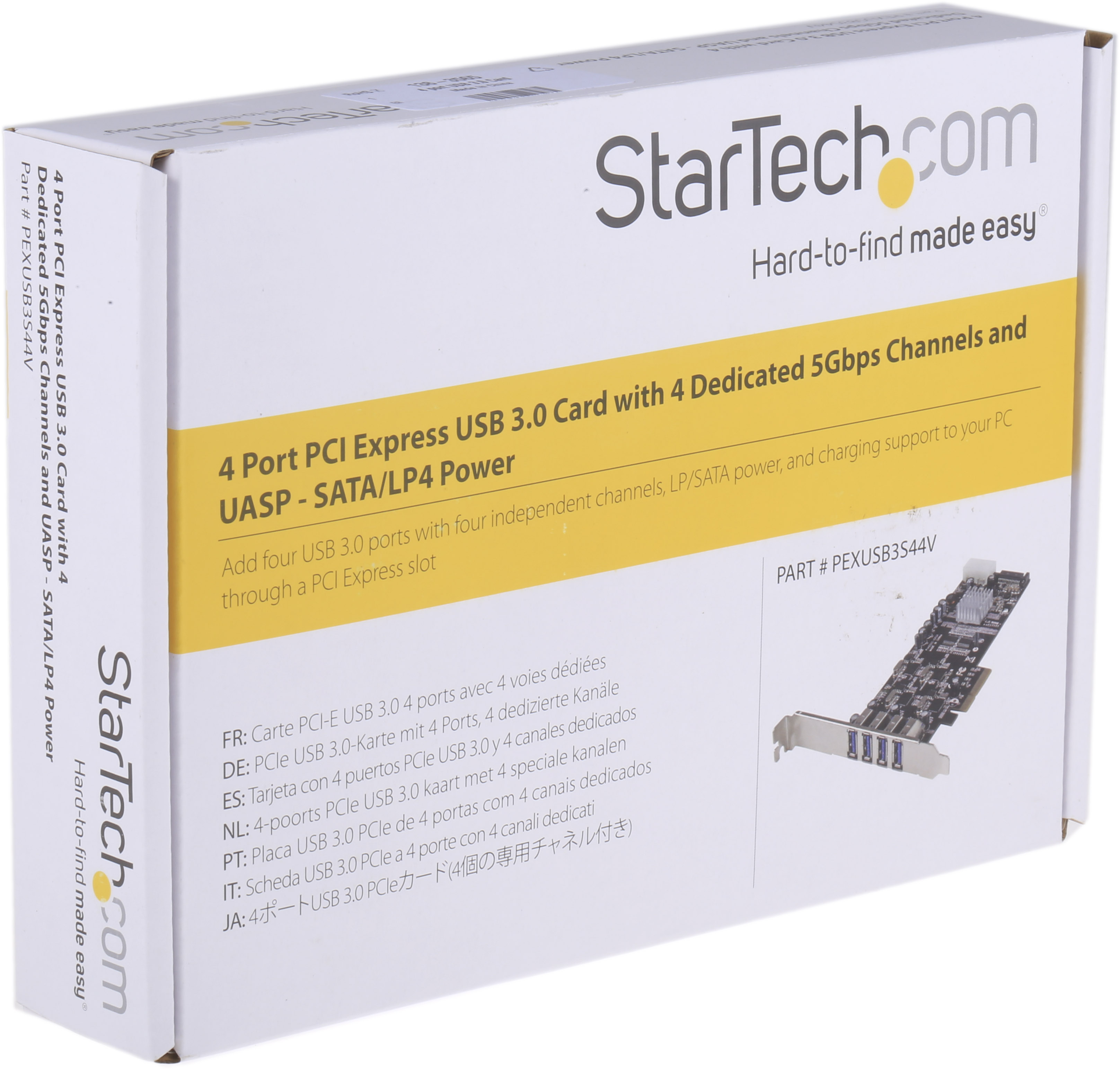 pexusb3s44v StarTech.com 4 Port USB Card, PCIe, USB 3.0