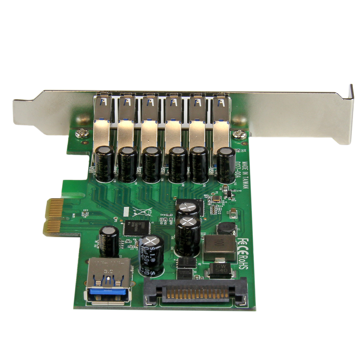 pexusb3s7 StarTech.com 7 Port USB Card, PCIe, USB 3.0