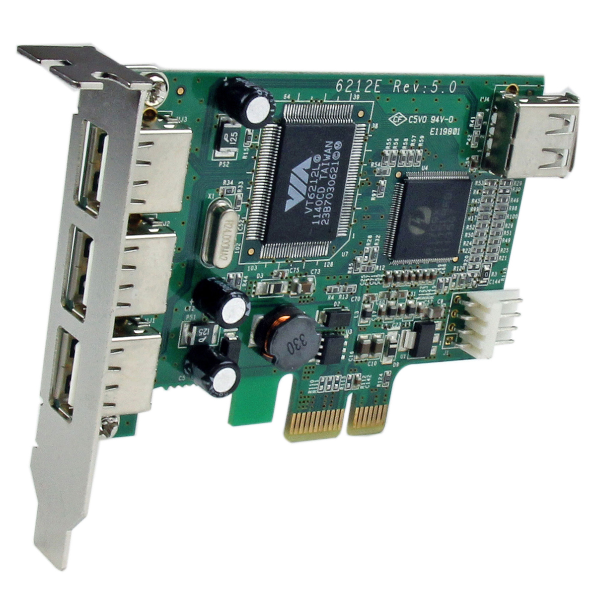 pexusb4dp StarTech.com 4 Port USB Card, PCIe, USB 2.0