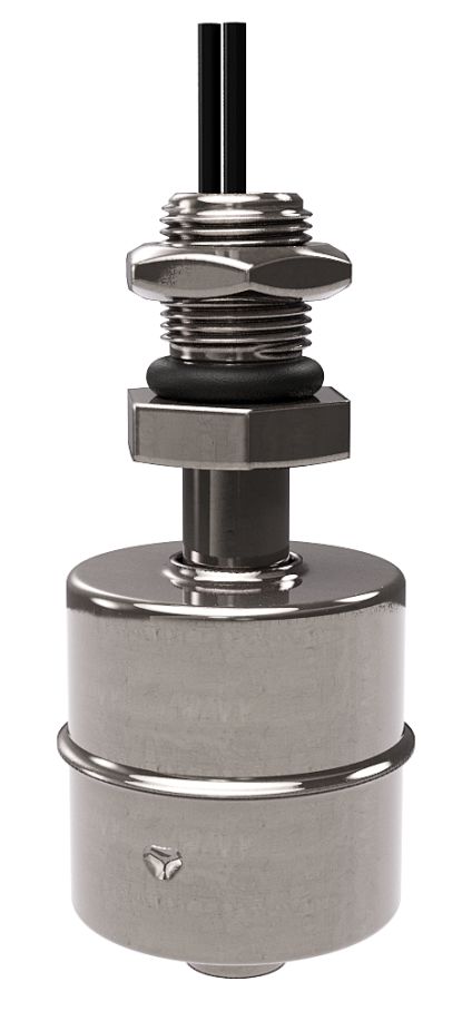 Celduc PF2A Series Cable Nitrile Rubber (NBR) Float Switch, 5 m Cable, 100 V ac ac Max, 100 V dc dc Max