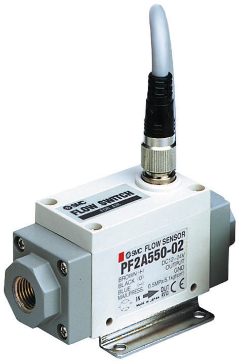 SMC, Panel Flow Controller, 500 L/min, PNP Output, 0.5 in Pipe 24 V dc