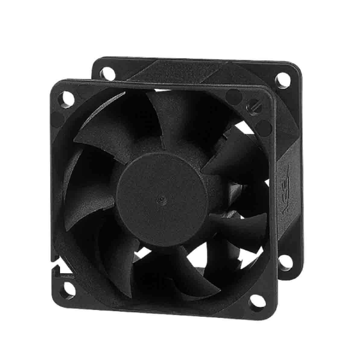 Sunon PF Series Axial Fan, 12V dc, 60.6 cfm, 14.4 W, 1.38 A Max, IP20 60 mm 60mm 38 mm