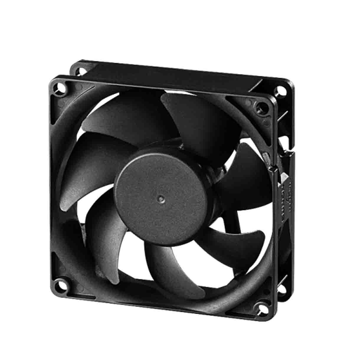 Sunon PF Series Axial Fan, 24V dc, 60 cfm, 4.32 W, 207 mA Max, IP20 80 mm 80mm 25 mm