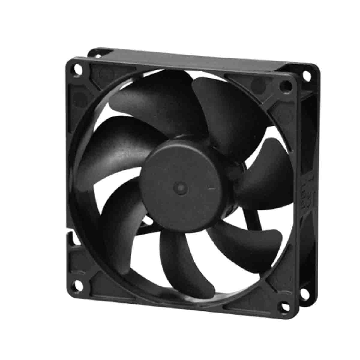 Sunon PF Series Axial Fan, 12V dc, 75 cfm, 4.44 W, 426 mA Max, IP20 92 mm 92mm 25 mm