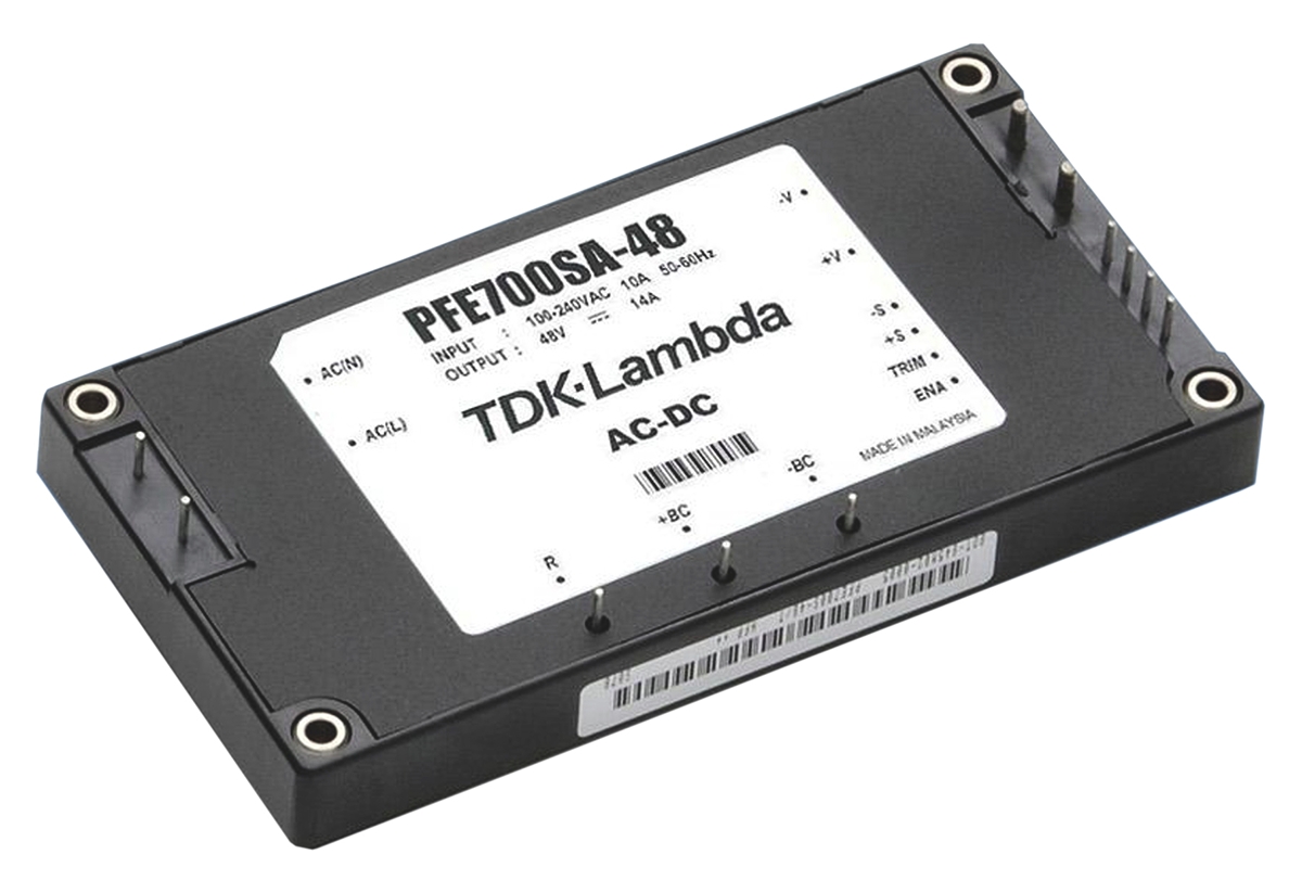 TDK-Lambda Switching Power Supply, PFE-700SA-48 51V dc, 14A, 714 W, Input 85V ac to  265V ac