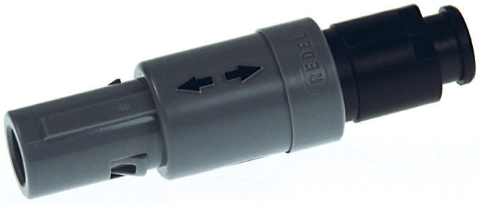 LEMO Circular Connector, 4 Contacts, Cable, Plug, Male, IP64, Redel P Series