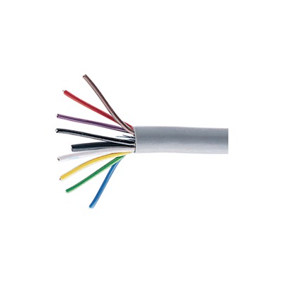 Cabloswiss PFK Series Multi-Core Industrial Cable, 2 Pairs, 0.5 mm², 500 m, Black, Grey, White Sheath Polyvinyl Chloride