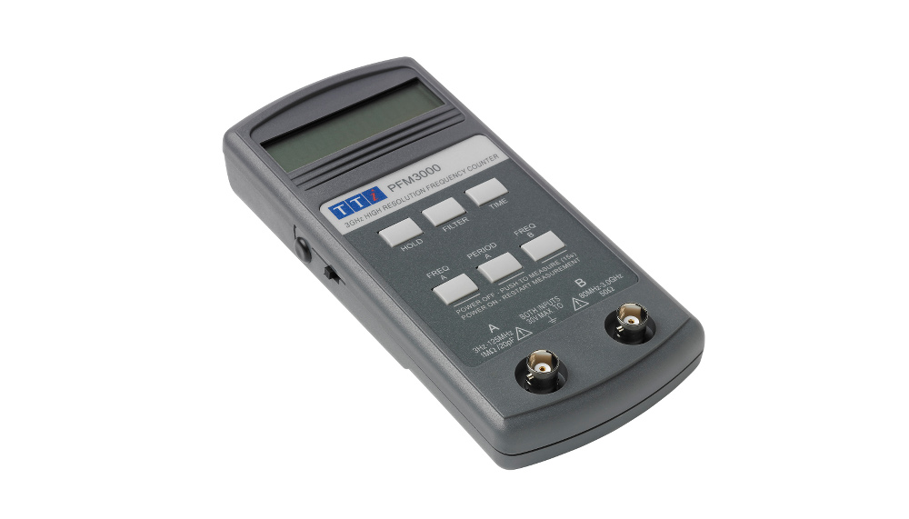 pfm3000 Aim-TTi PFM3000 Frequency Counter, 3 Hz Min, 3 GHz Max, 6 Digits Resolution