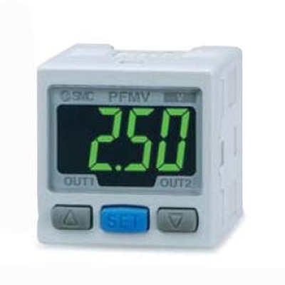 SMC PFMV Series Digital Voltmeter DC, 7 Segment LED Display 3.5-Digits ±0.5 %