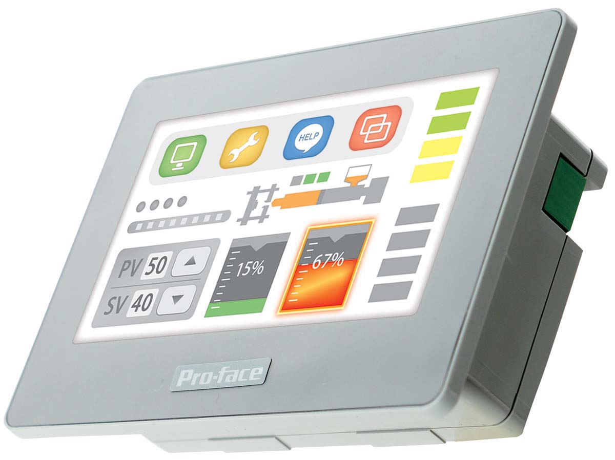 Pro-face GP4100 Series Touch Screen HMI - 4.3 in, TFT LCD Display, 480 x 272 pixel