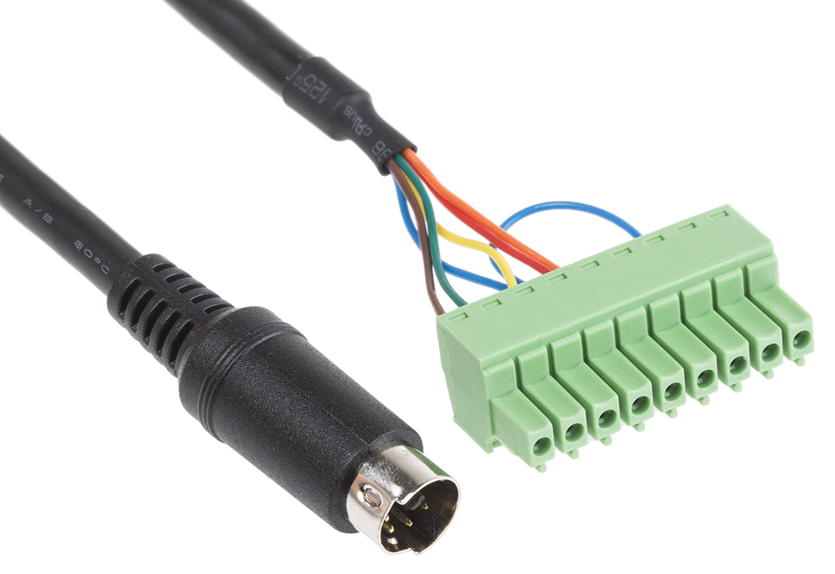 Pro-face PLC connection cable 5 m For Use With HMI GP4000 PLC Mitsubishi PLC