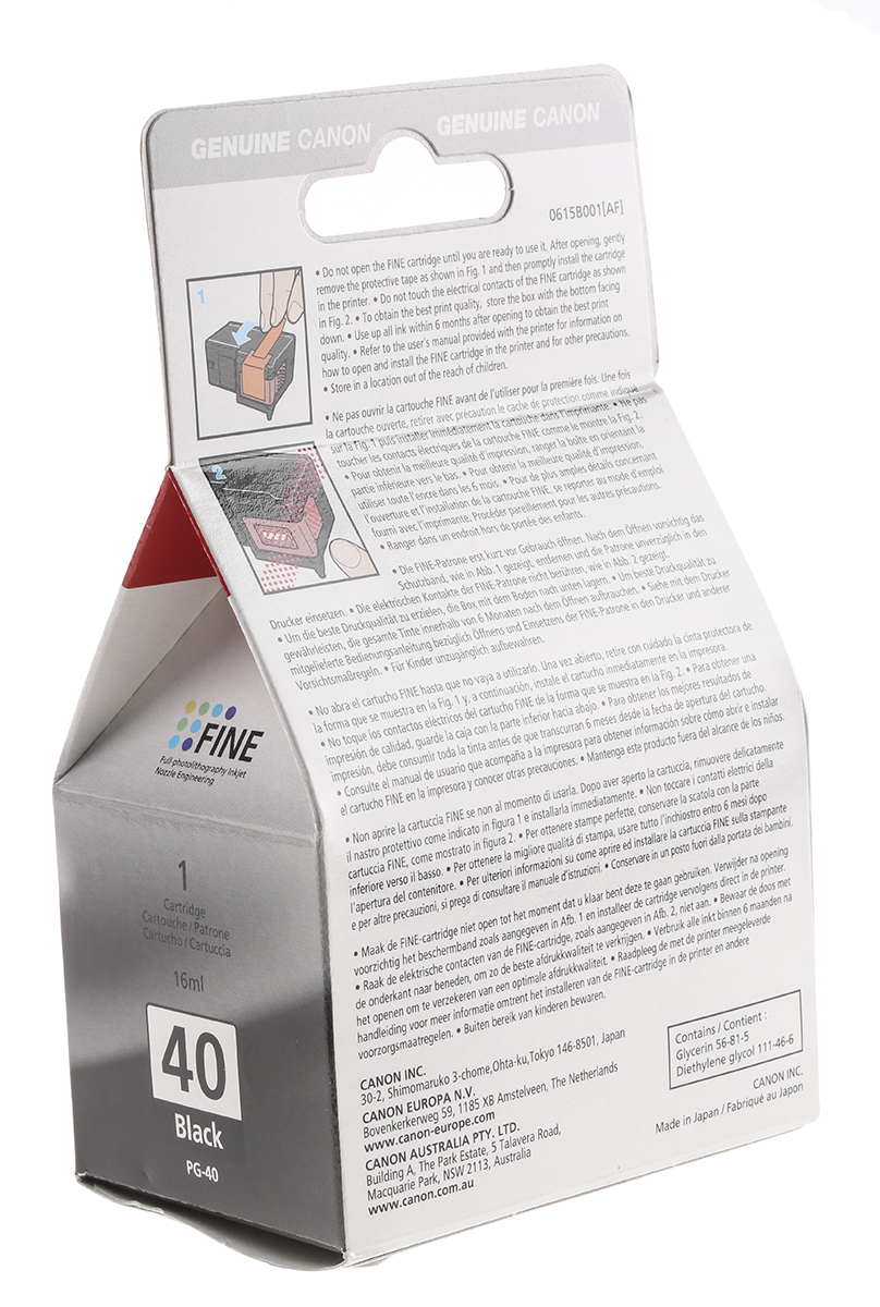 pg-40 Canon PG-40 Black Ink Cartridge