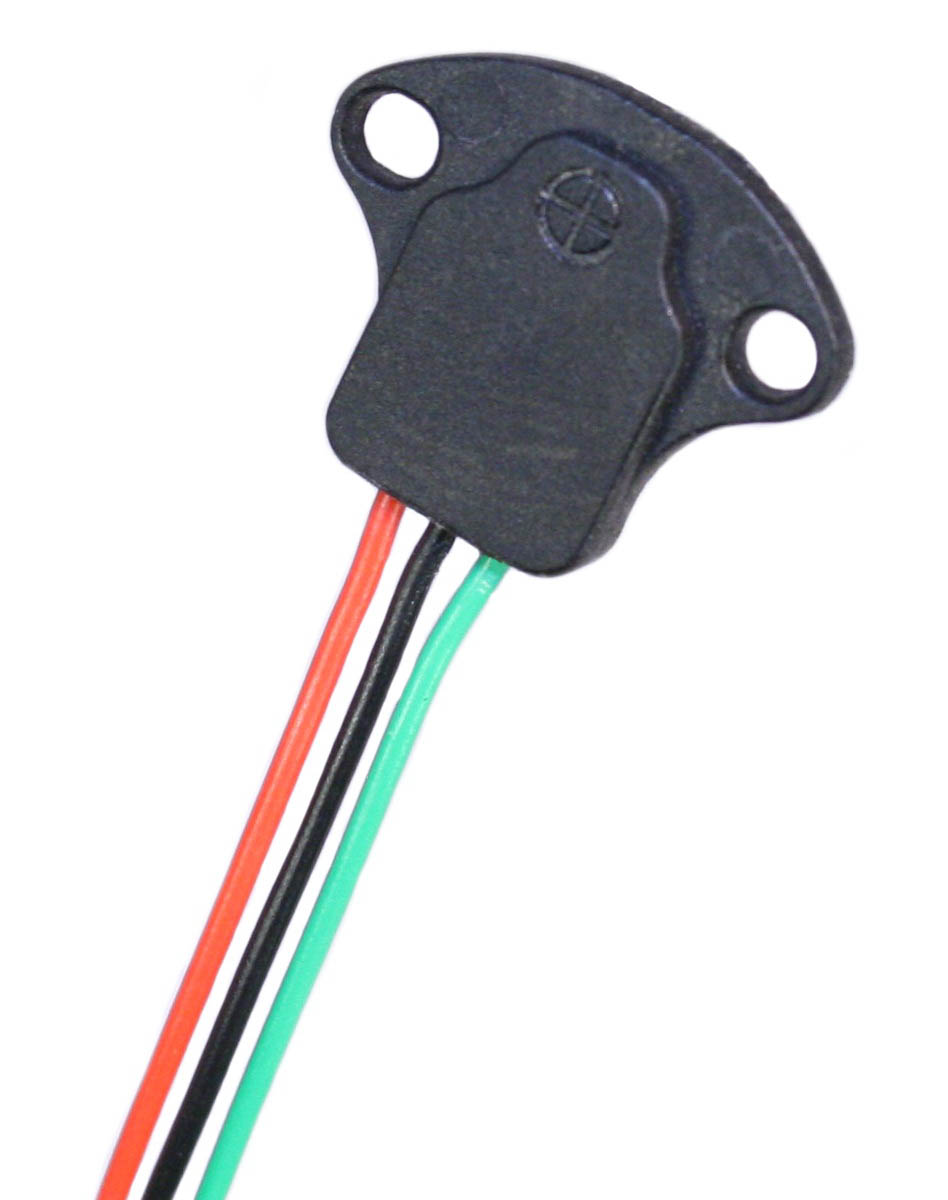 Assemtech Hall Effect Sensor Flange, 3-Wire Output, Block Body, 24 V dc 24V