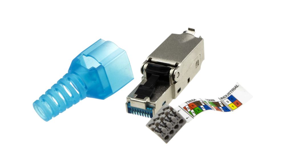 pgsmcp TUK Limited PGSM Series Ethernet Connector Male, Cable, Cat6a Shielded 1 Port 8 Way