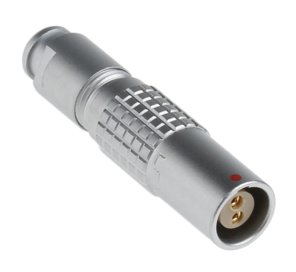 LEMO Circular Connector, 2 Contacts, Cable, Socket, Female, IP50, 0B Series