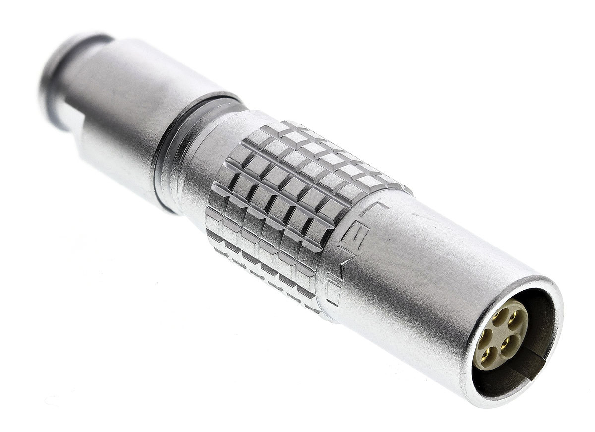 LEMO Circular Connector, 5 Contacts, Cable, Socket, Female, IP50, 0B Series