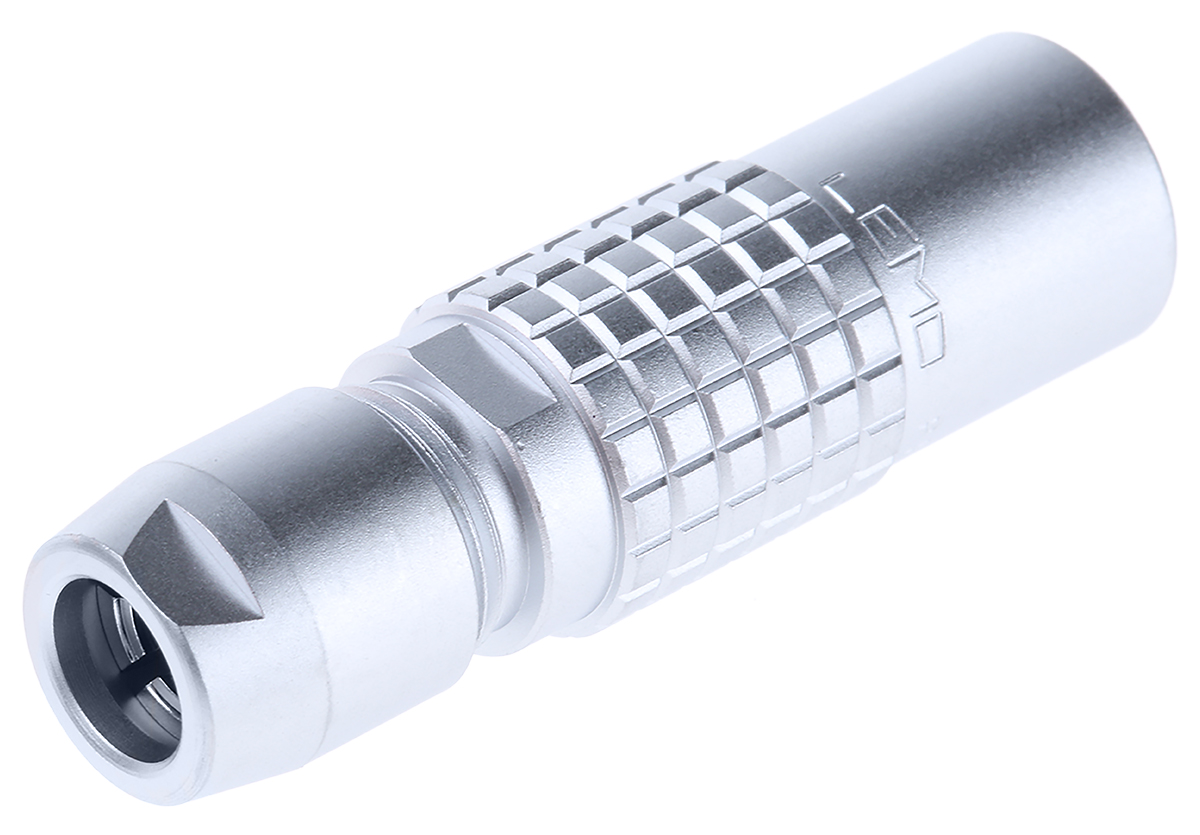 LEMO Circular Connector, 2 Contacts, Cable, Socket, Female, IP50, 1B Series