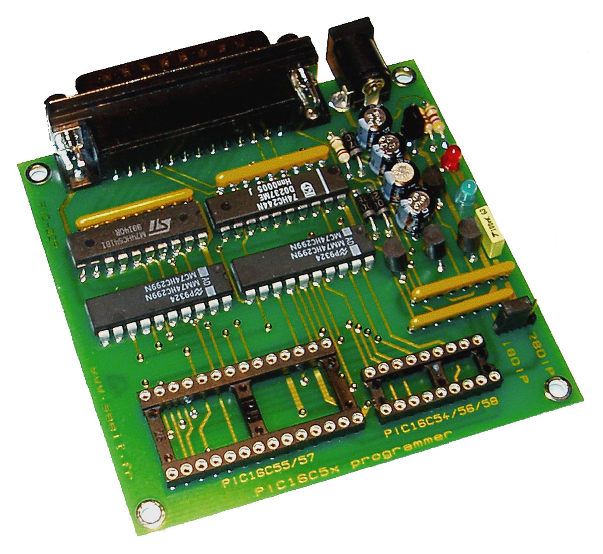 Seeit SEEIT PIC-02 PIC Microcontroller Programmer, PIC Microcontroller Programmer for PIC16C54 MCU Programmer