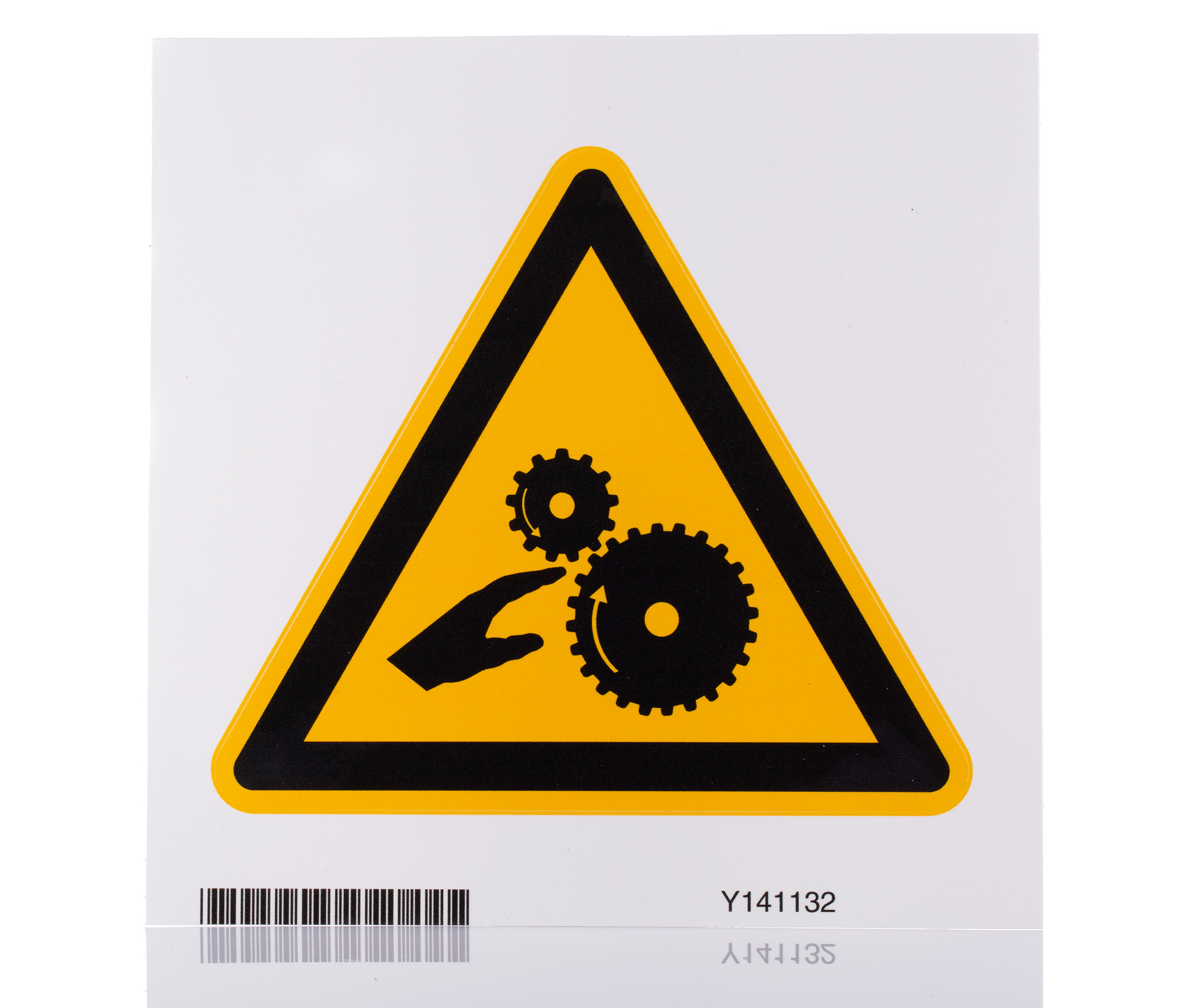 Brady Self-Adhesive Label Hazard Warning Sign