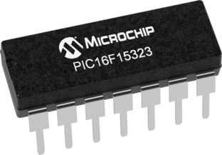 Microchip PIC16F15323-I/P, 8 bit 8 Bit CPU, PIC16F15323 Microcontroller, 32 MHz, 3.5kB FLASH, 8-Pin PDIP