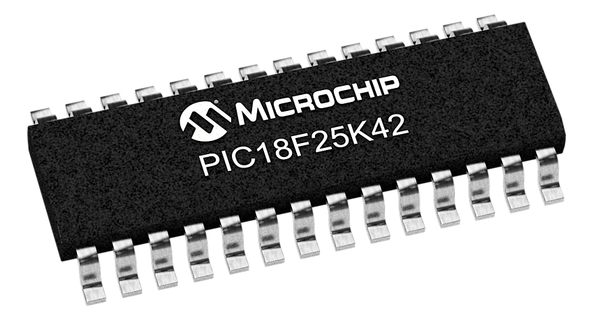 Microchip, 8 bit PIC, PIC18F25K42 Microcontroller, 64 MHz, 32kB FLASH, 28-Pin SOIC