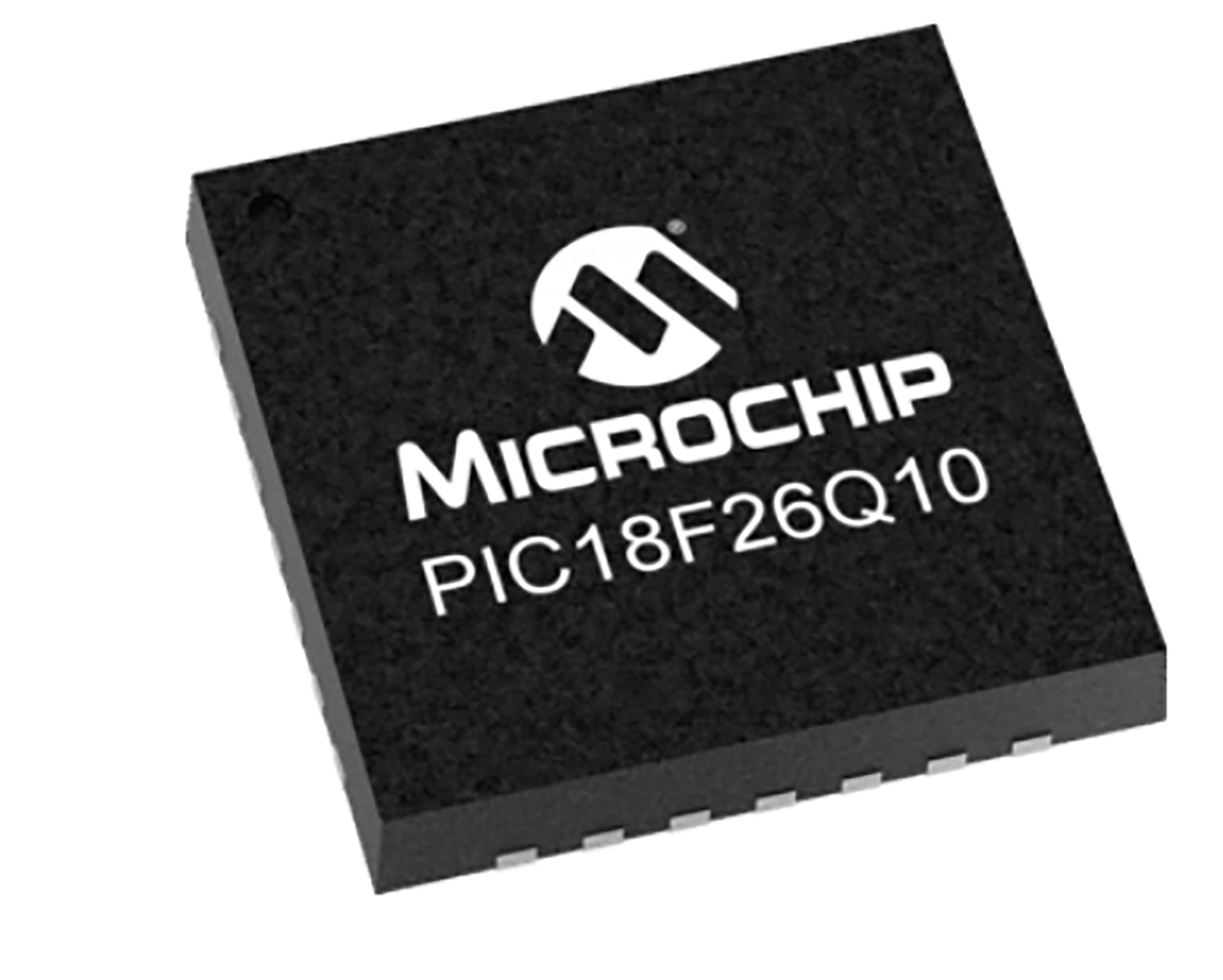 Microchip, 8 bit CPU, PIC18F47Q10 Microcontroller, 64 MHz, 128bit FLASH, 44-Pin TQFP