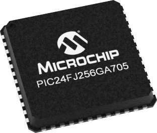Microchip, 32 bit 32 Bit CPU, PIC24FJ Microcontroller, 32 MHz, 256kB FLASH, 48-Pin UQFN
