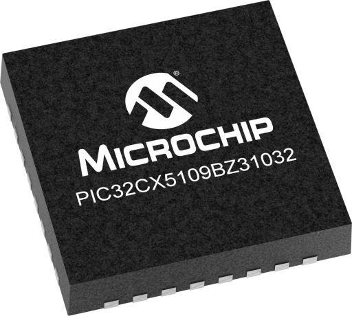 Microchip PIC32CX5109BZ31032-V/RTB ZigBee, Bluetooth ZigBee System On Chip SOC 32-Pin QFN