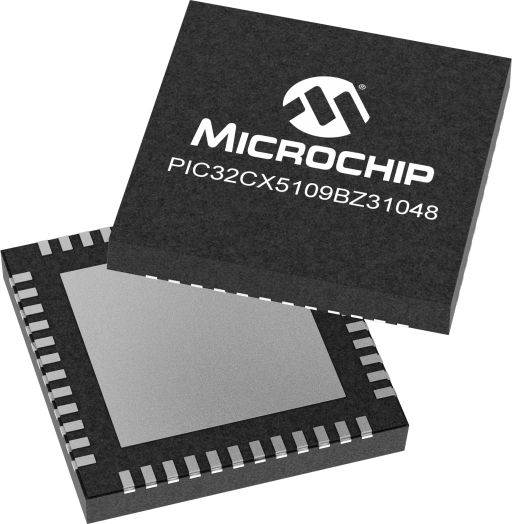 Microchip PIC32CX5109BZ31048-V/ZWX Bluetooth, ZigBee ZigBee System On Chip SOC 48-Pin QFN