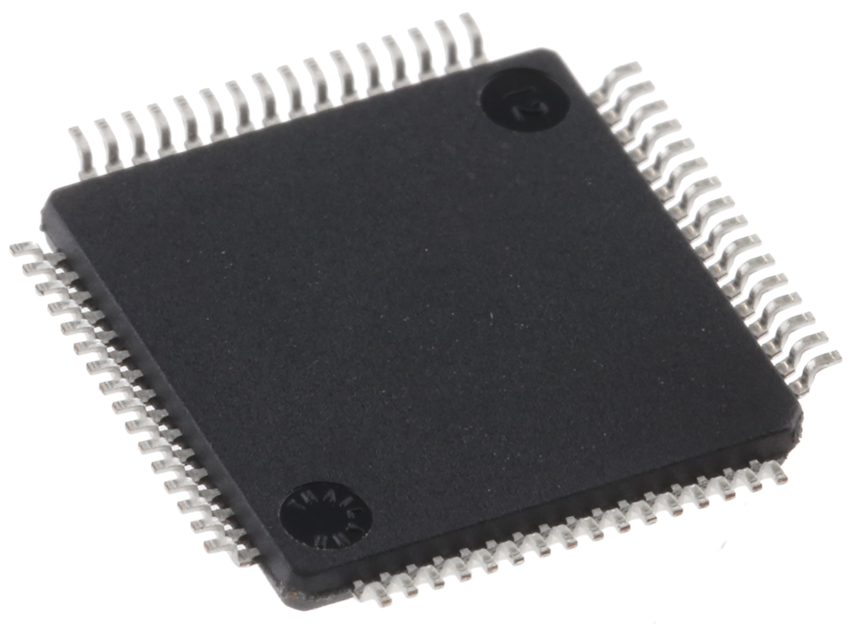 pic32mx340f512h-80ipt Microchip, 32 bit PIC Microcontroller, 80 MHz, 512kB FLASH, 64-Pin TQFP