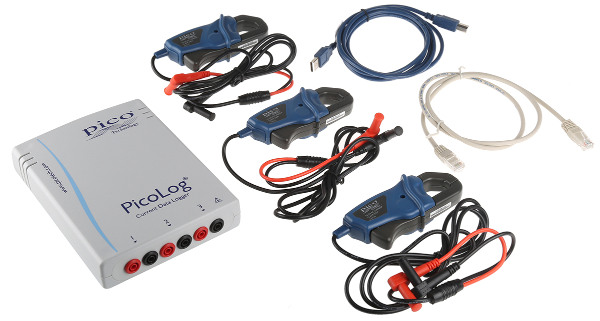 picolog-cm3-3cc Pico Technology PicoLog CM3 Current & Voltage Data Logger, Ethernet, USB, 3 Channel