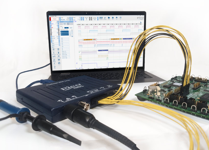 picoscope-2204a Pico Technology PicoScope 2000 Series, 10 MHz PC Based Oscilloscope 2-Channel - UKAS