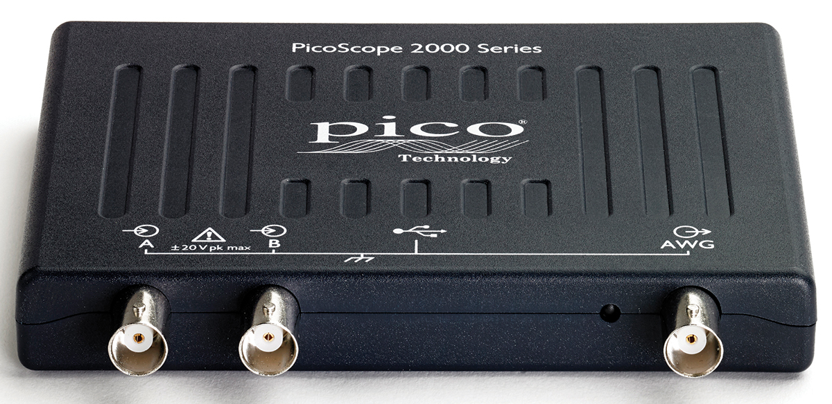 Pico Technology PicoScope 2000 Series, 50 MHz PC Based Oscilloscope 2-Channel