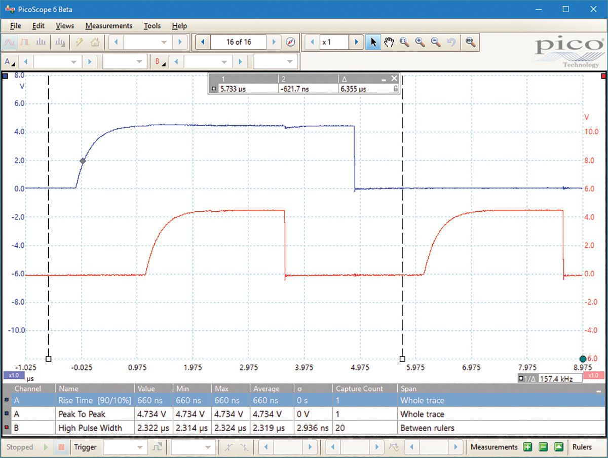 picoscope-2207b Pico Technology PicoScope 2000 Series, 70 MHz PC Based Oscilloscope 2-Channel