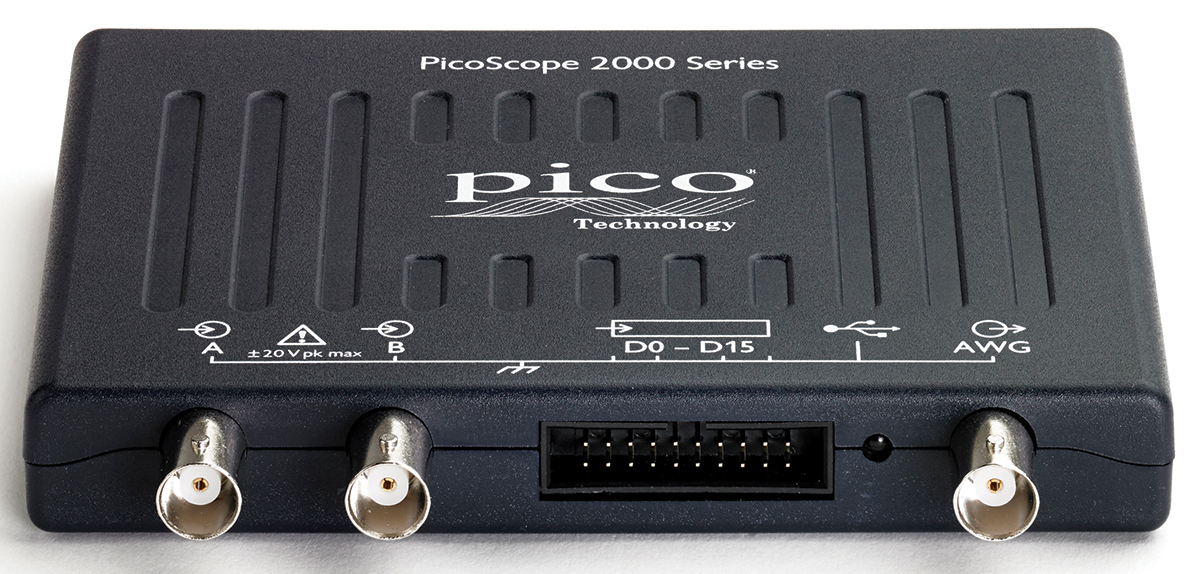 Pico Technology PicoScope 2000 Series, 100 MHz PC Based Oscilloscope 16-Channel