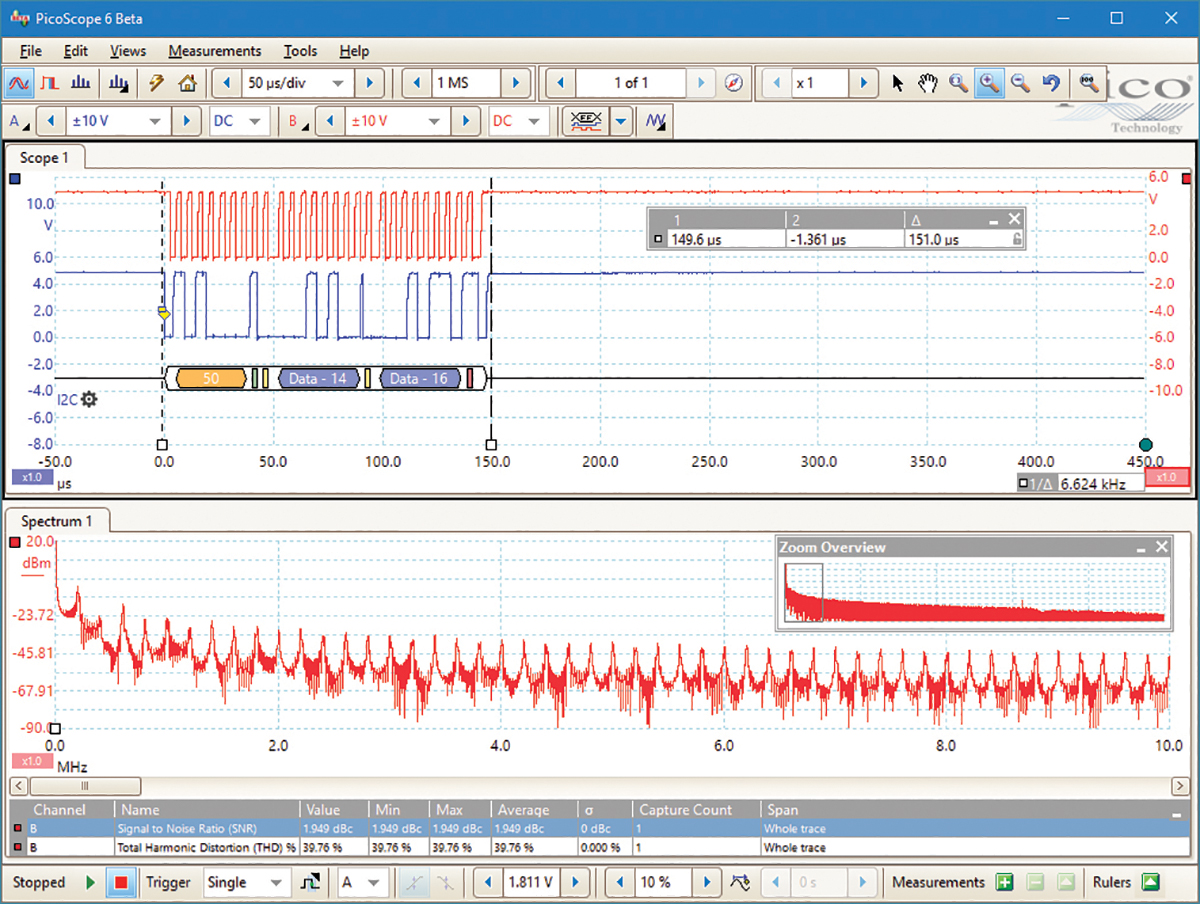 picoscope-2407b Pico Technology PicoScope 2000 Series, 70 MHz PC Based Oscilloscope 4-Channel