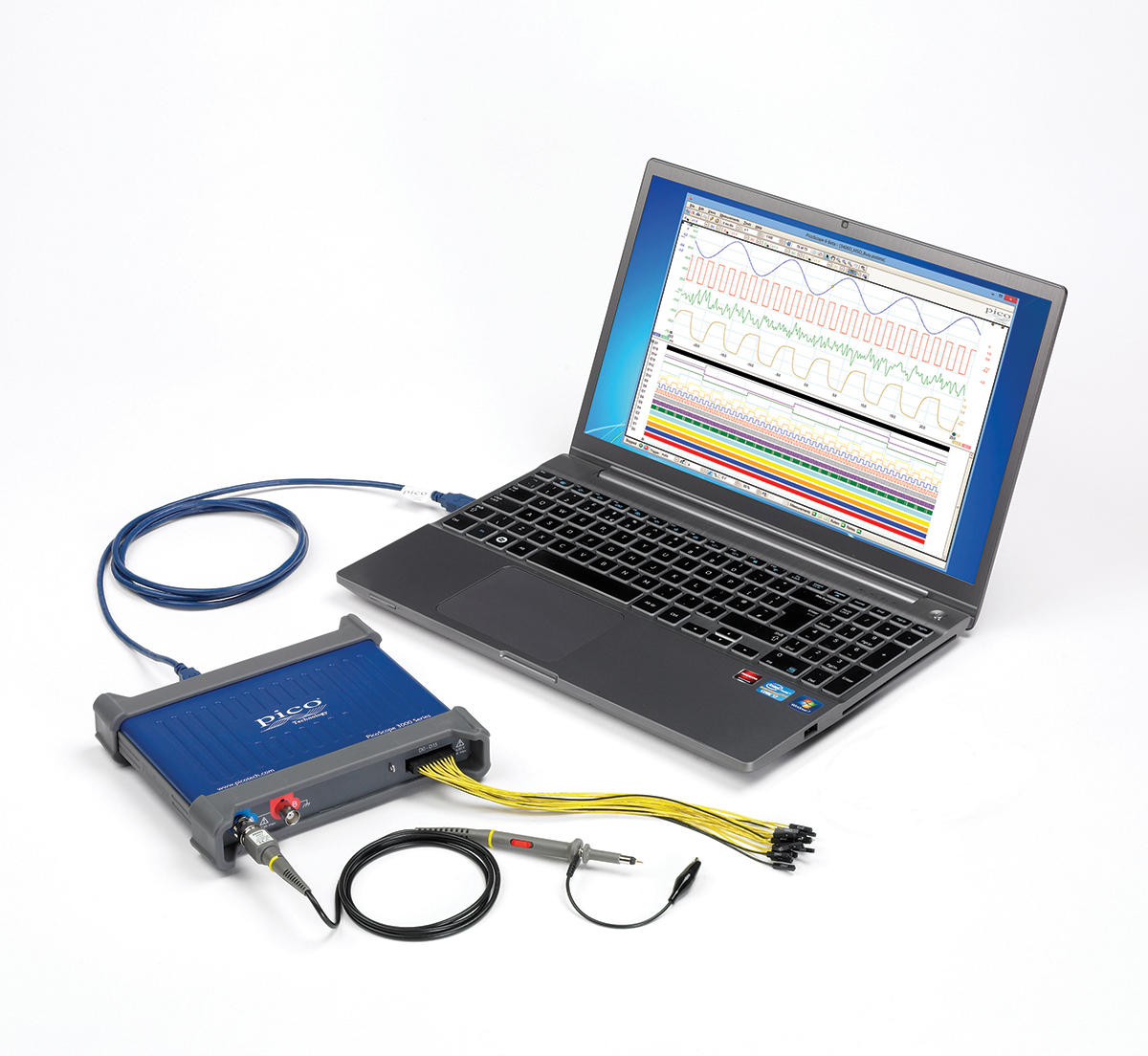 Pico Technology PicoScope 3000 Series, 70 MHz PC Based Oscilloscope 16-Channel