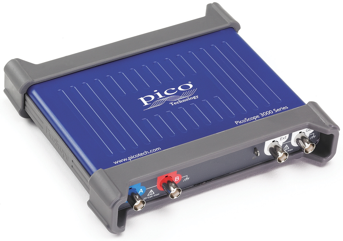 Pico Technology PicoScope 3000 Series, 100 MHz PC Based Oscilloscope 2-Channel