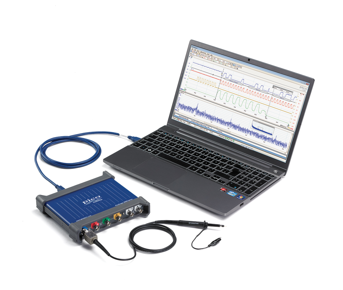 Pico Technology PicoScope 3000 Series, 100 MHz PC Based Oscilloscope 4-Channel