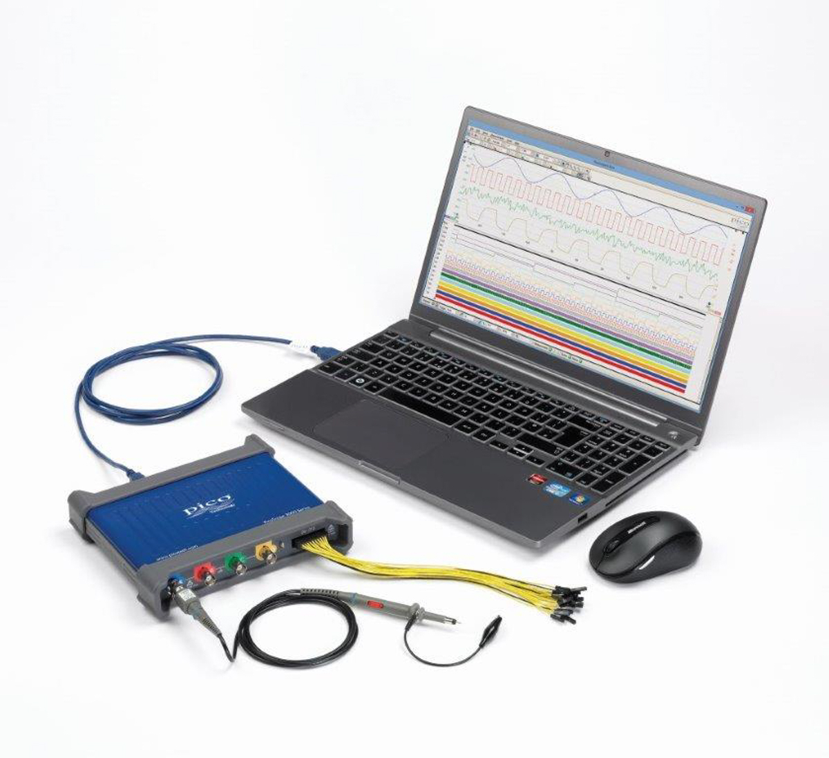 picoscope-3406d Pico Technology PicoScope 3000 Series, 200 MHz PC Based Oscilloscope 4-Channel