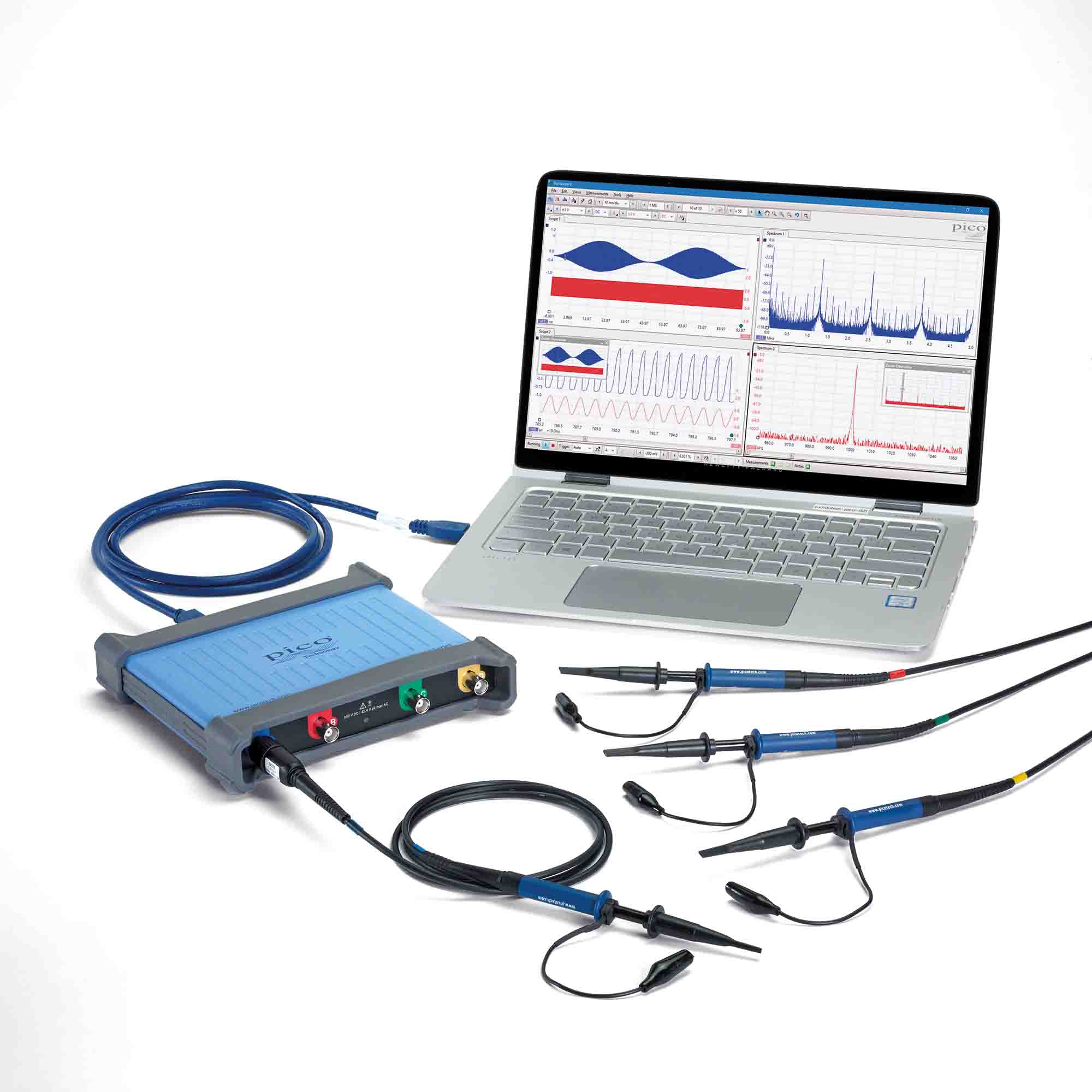 picoscope-4424a Pico Technology PicoScope 4000A Series, 20 MHz PC Based PC Oscilloscope 4-Channel - UKAS