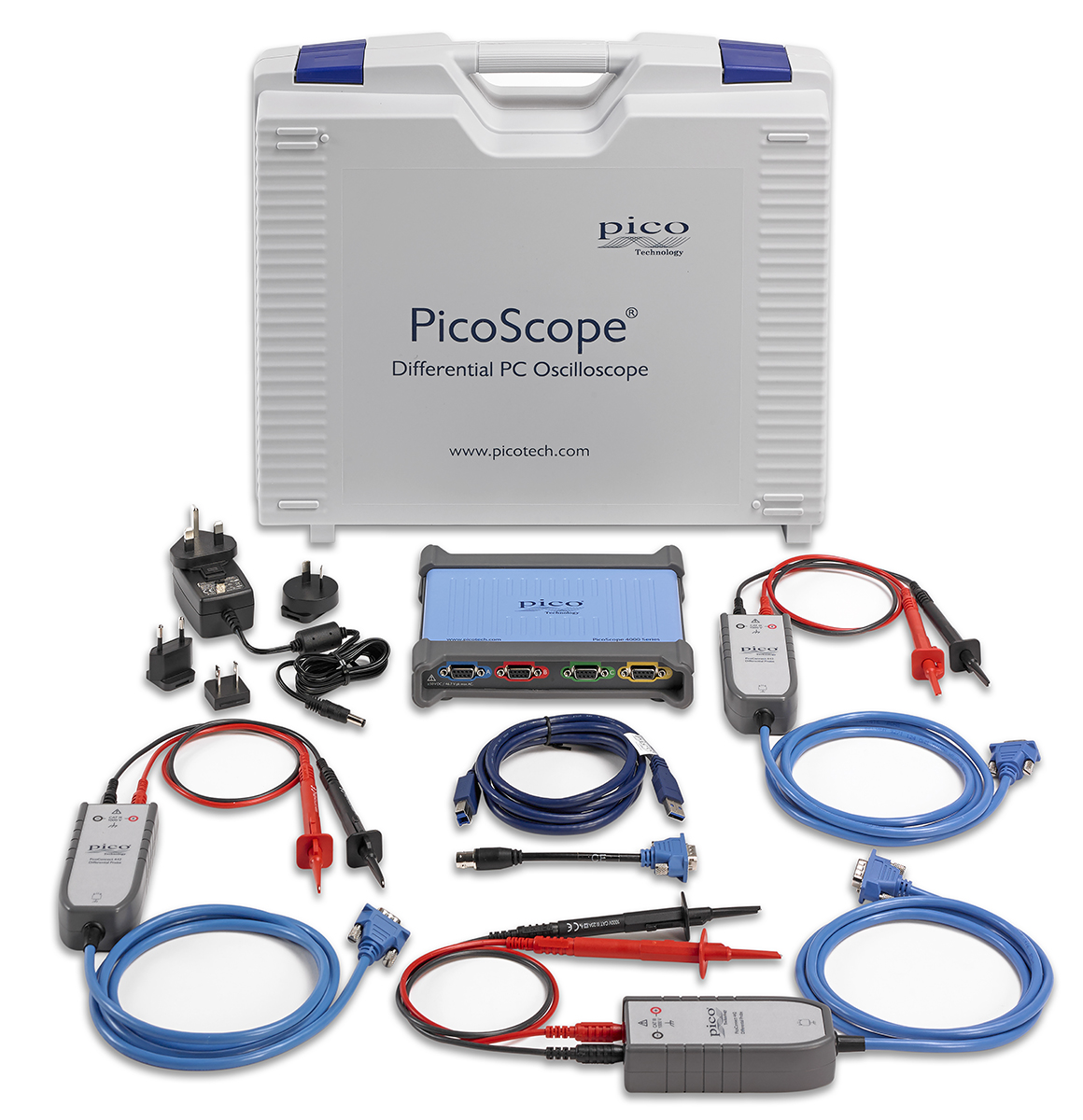 Pico Technology,Differential Oscilloscope Kit High-Resolution Differential Oscilloscope, Ta271 Single Ended D9-Bnc