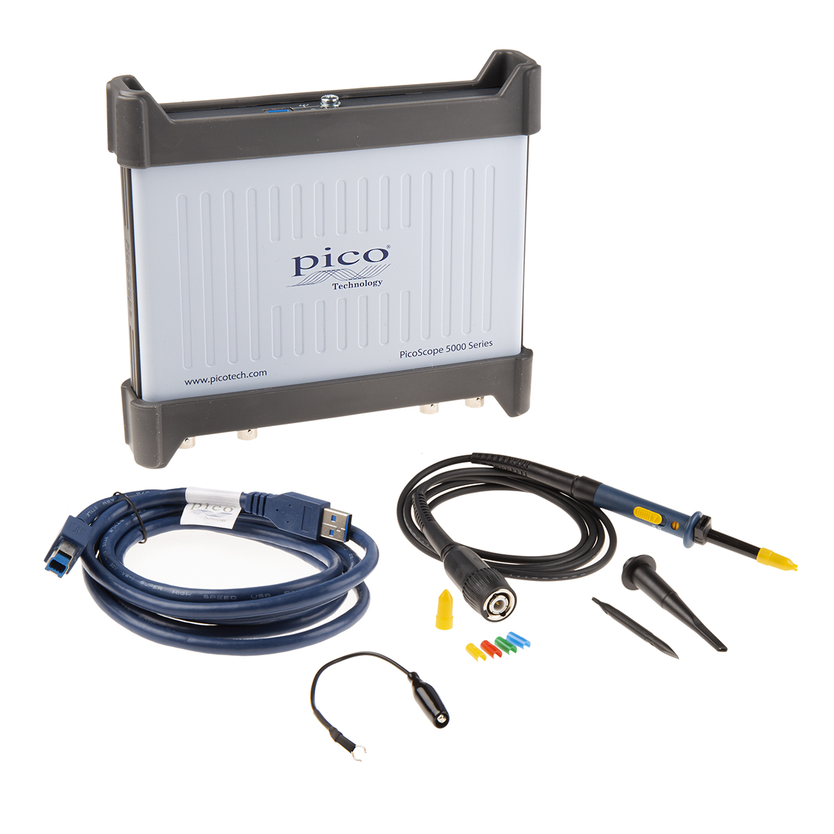 picoscope-5244d Pico Technology 5000D Series, 200 MHz PC Based Oscilloscope 2-Channel - RSCAL