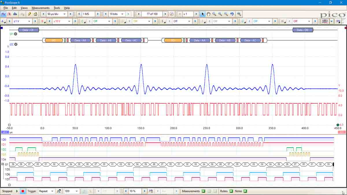 picoscope-6424e Pico Technology PicoScope 6000E Series, 500 MHz PC Based Oscilloscope 4-Channel