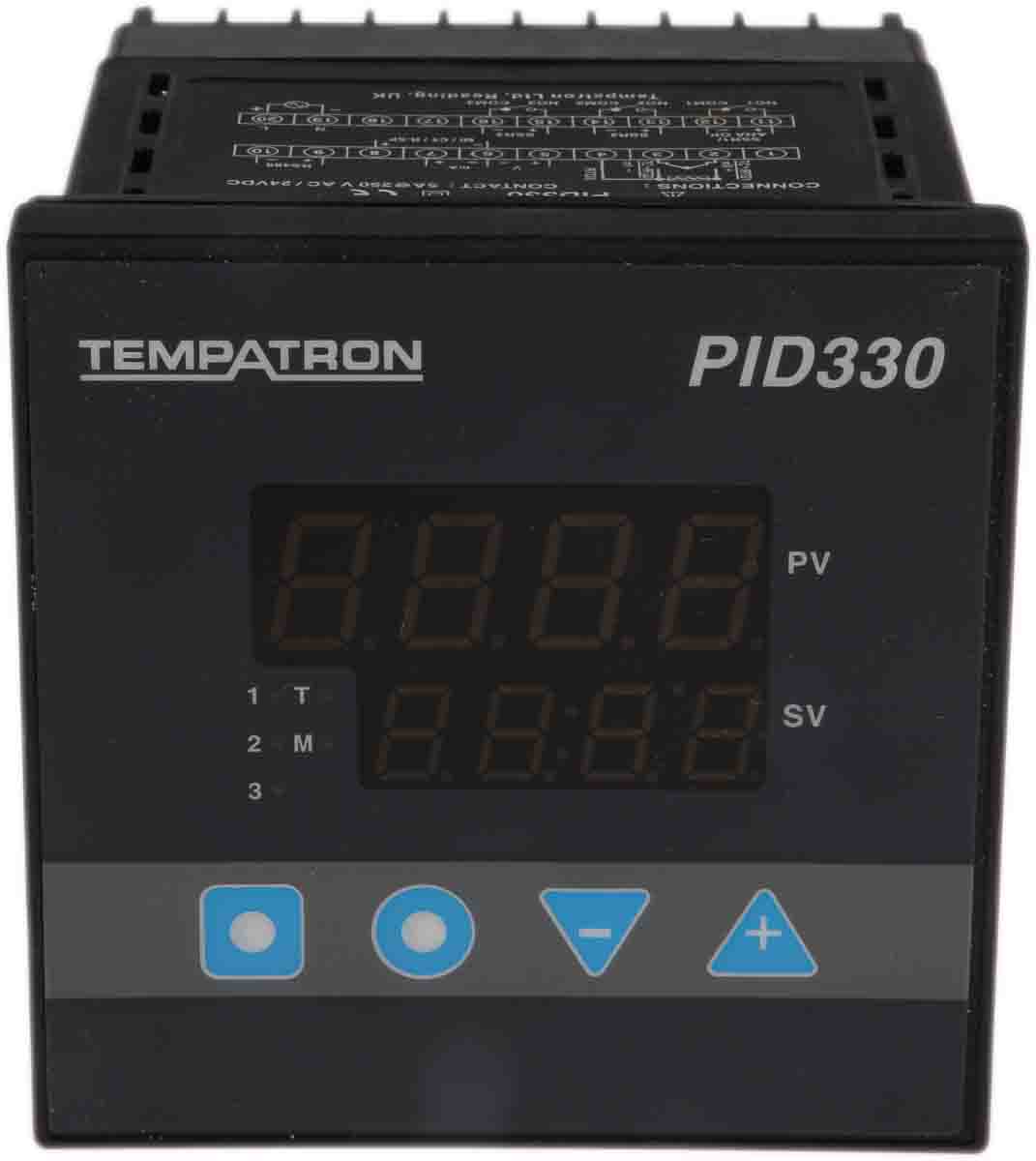 Tempatron PID330 Panel PID Temperature Controller, 2 Output Relay 270V ac On-Off